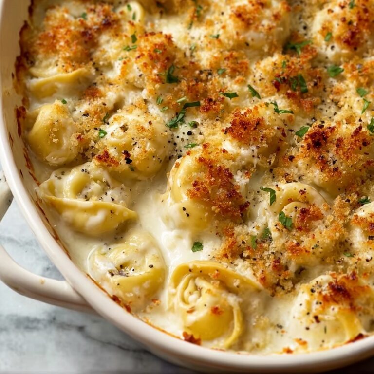 Alfredo Tortellini Bake Recipe