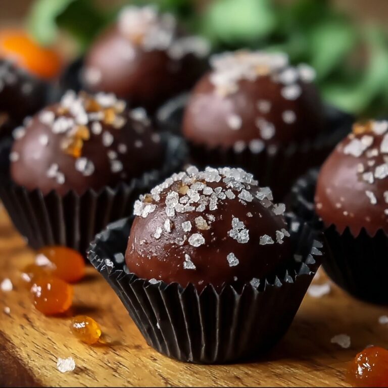 Salted Caramel Chocolate Fudge Truffles Recipe