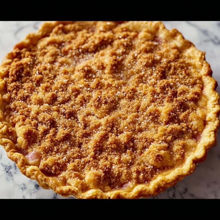 Dutch Rhubarb Pie Recipe