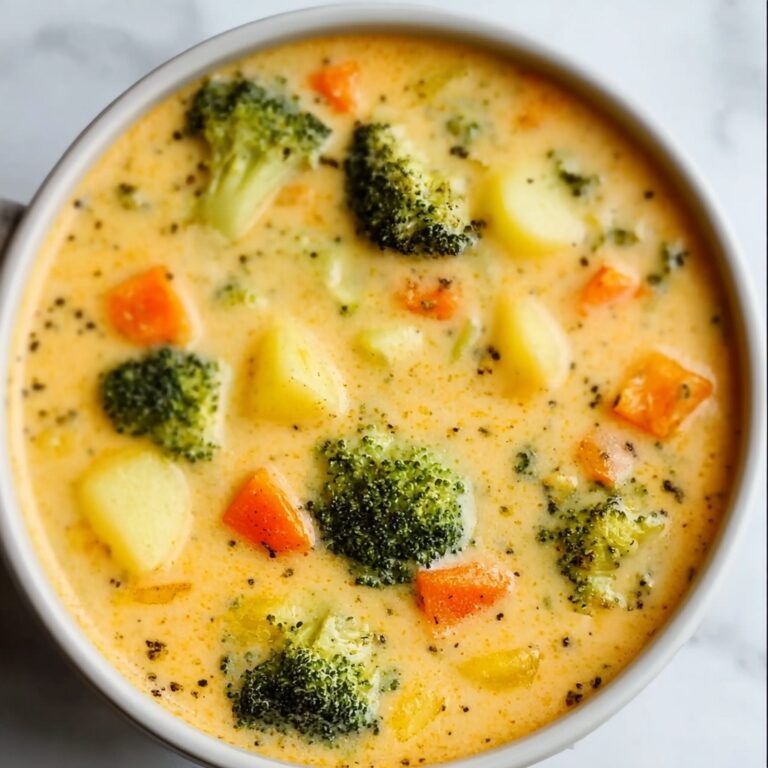 Cheesy Vegetable Soup Recipe