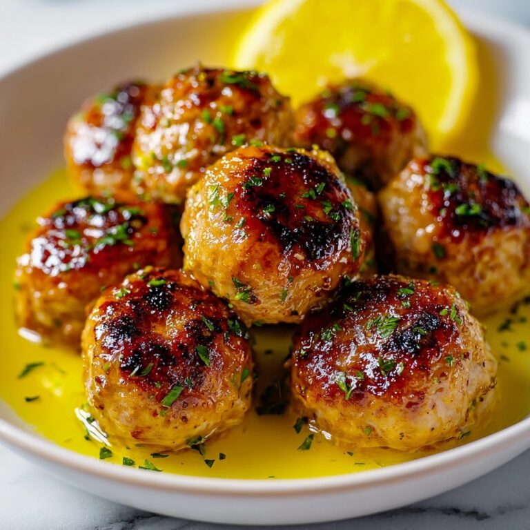 Lemon Pepper Chicken Meatballs Recipe