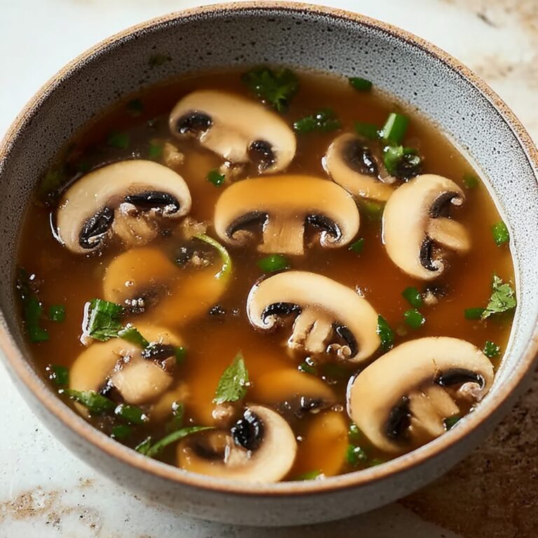 Japanese Clear Mushroom Soup Recipe