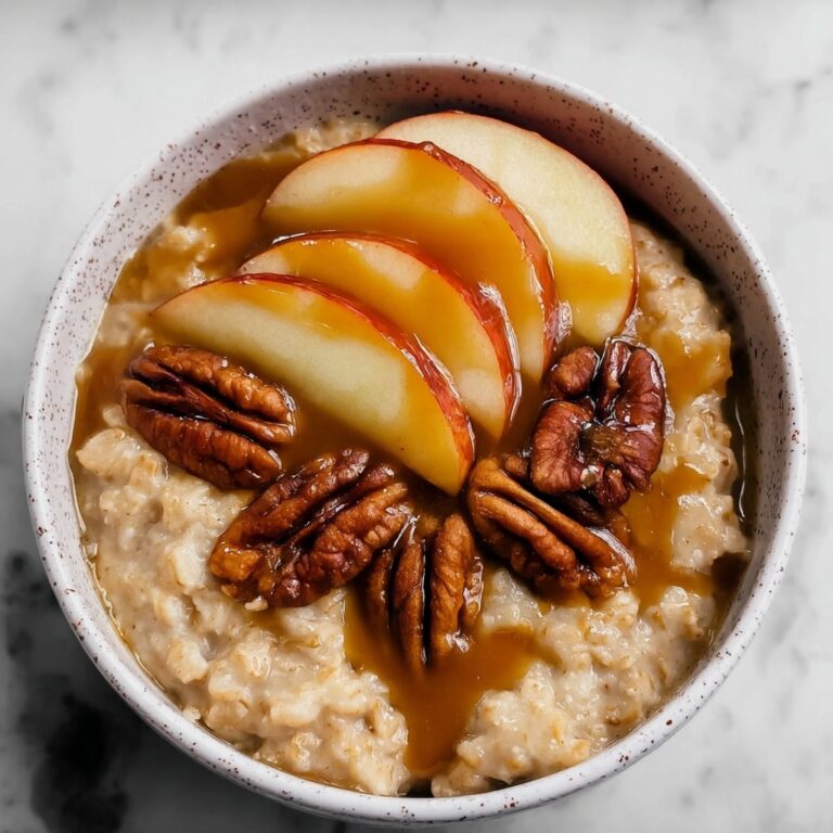Cinnamon Apple Oatmeal with Caramelized Apples and Walnuts Recipe