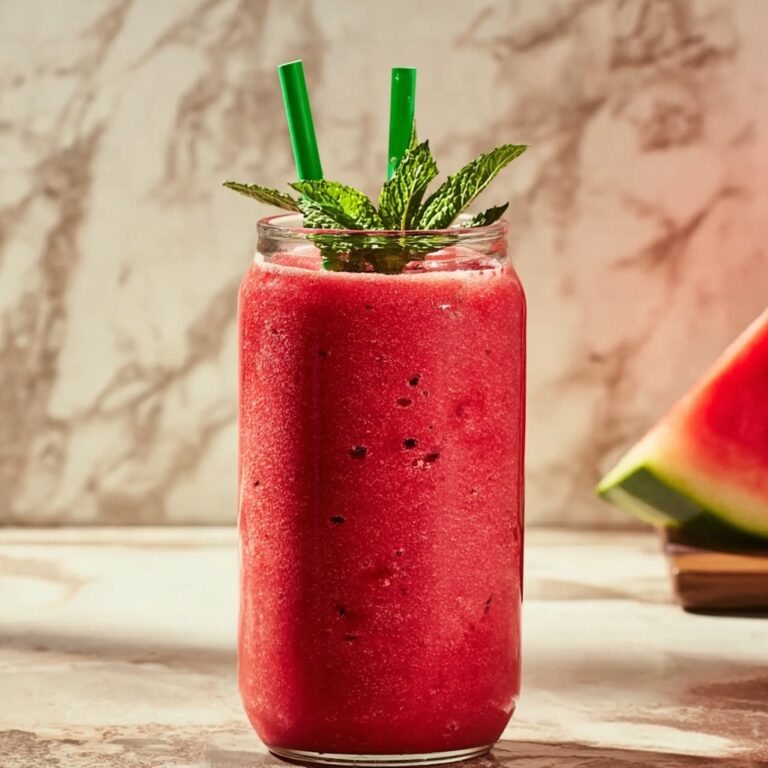 Watermelon Strawberry Smoothie Recipe
