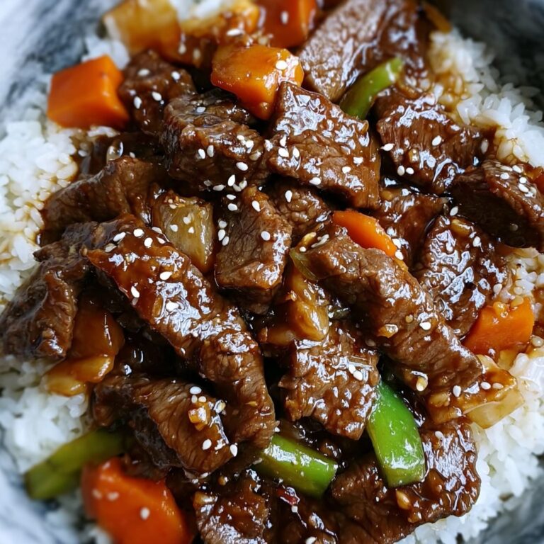High Protein Beijing Beef Rice Bowls Recipe