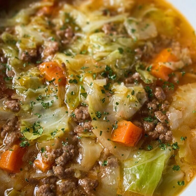 Unstuffed Cabbage Roll Soup Recipe