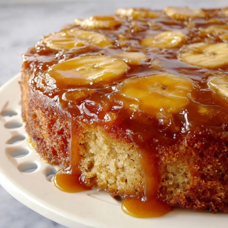 Banana Upside Down Cake Recipe
