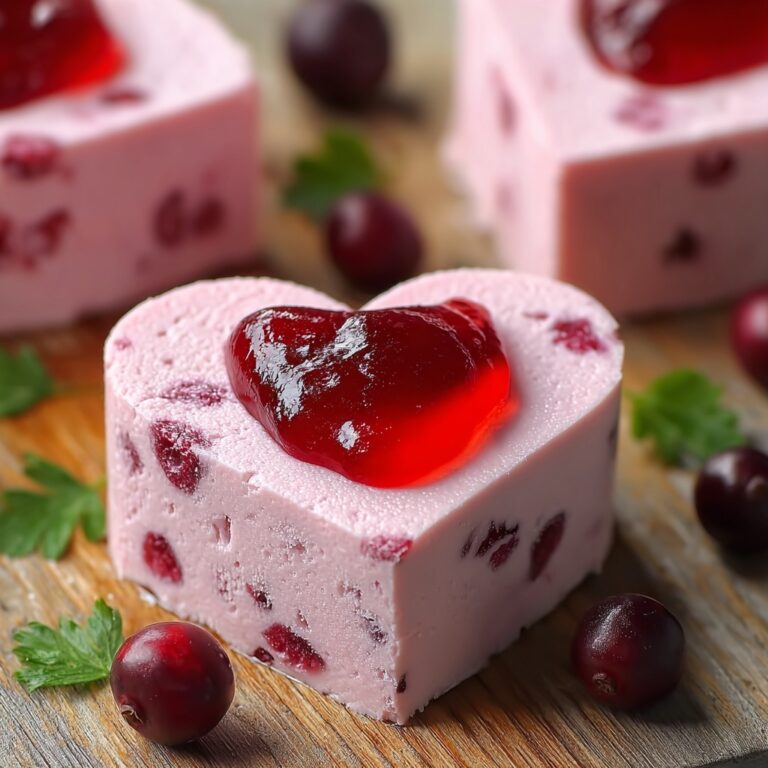 Cranberry Orange Semifreddo Hearts Recipe
