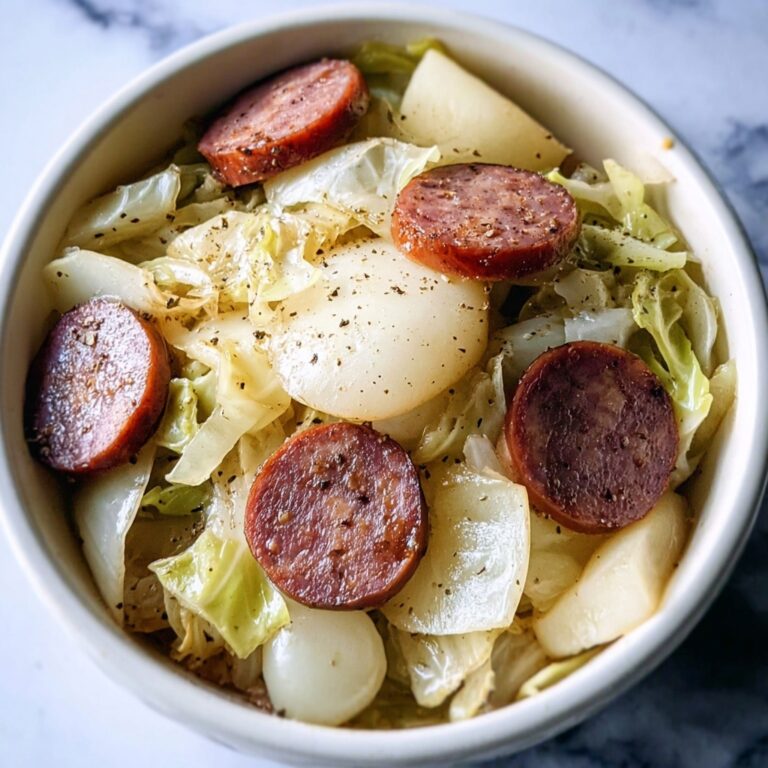 Slow Cooker Cabbage and Sausage Stew Recipe