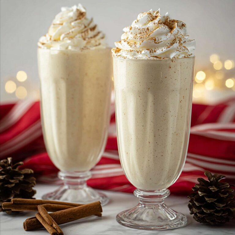 Eggnog Milkshake Recipe