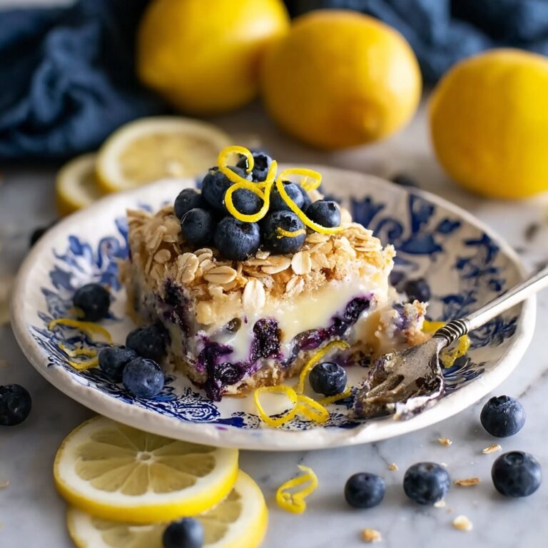 Lemon Blueberry Baked Oatmeal Recipe
