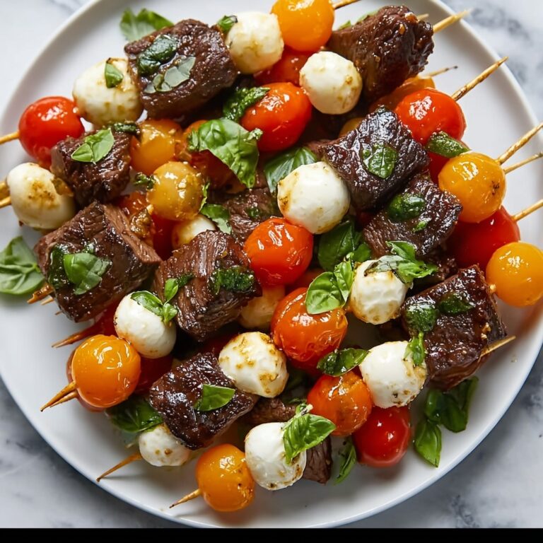 Beef Caprese Skewers Recipe