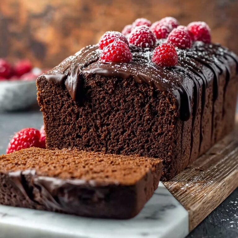 Chocolate Loaf Cake with Whipped Ganache Recipe