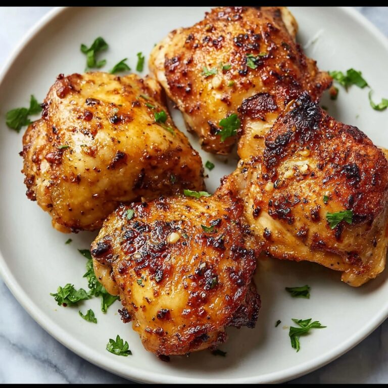 Oven Baked Boneless Chicken Thighs Recipe