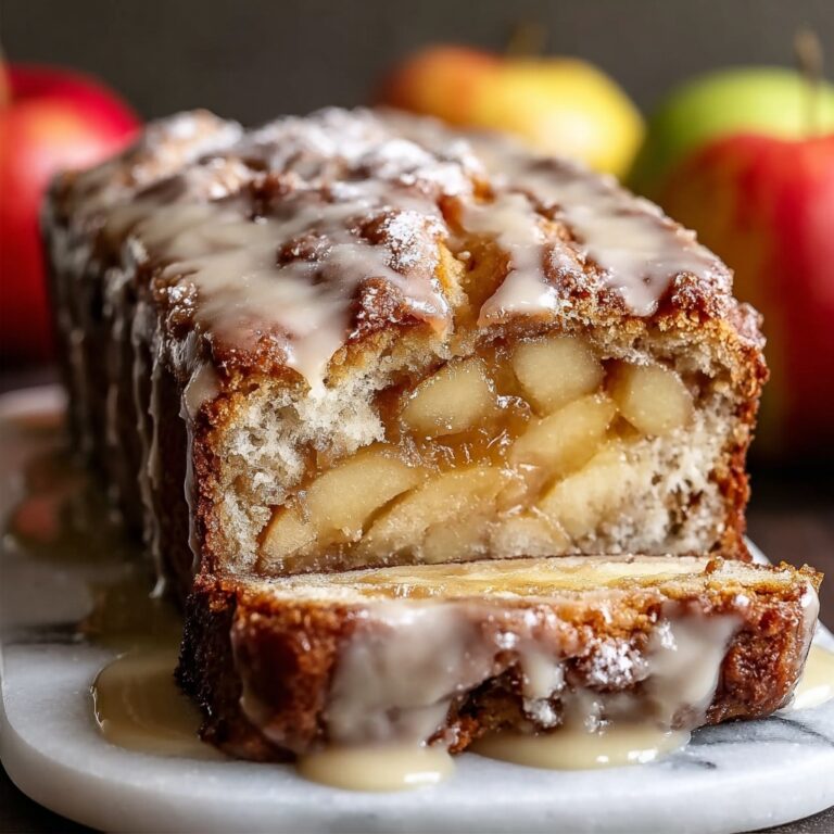 Apple Fritter Bread with Cinnamon and Sweet Glaze Recipe