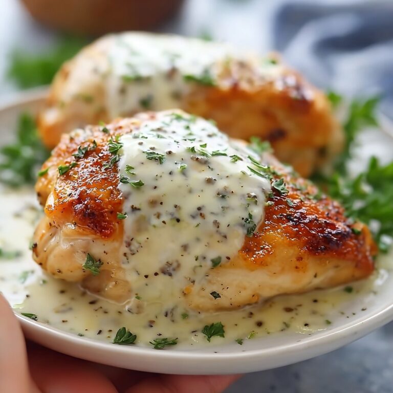 Chicken with Boursin Cheese Sauce Recipe