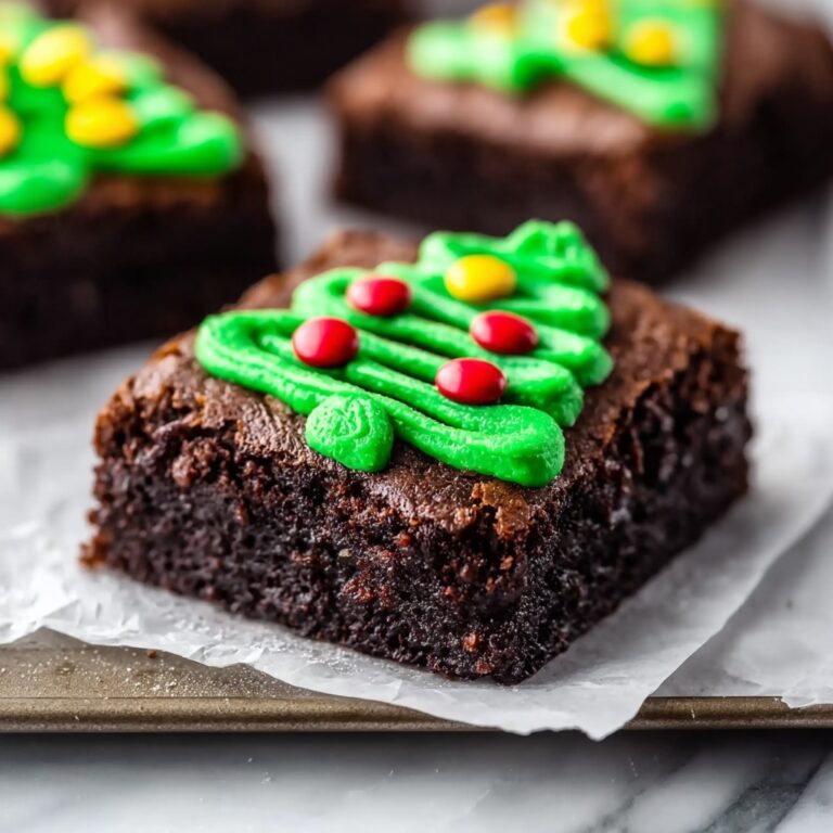 Christmas Tree Brownies Recipe
