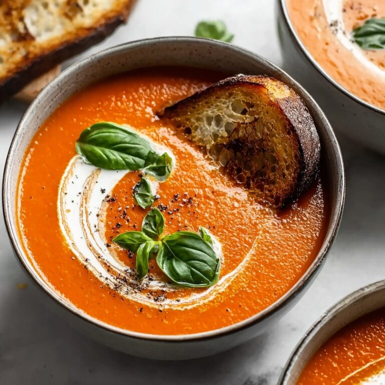 Creamy Tomato Basil Soup Recipe