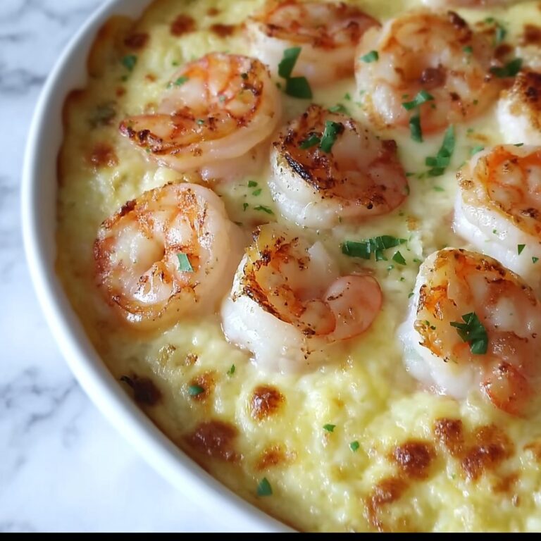 Shrimp and Scallop Gratin with Cauliflower Recipe