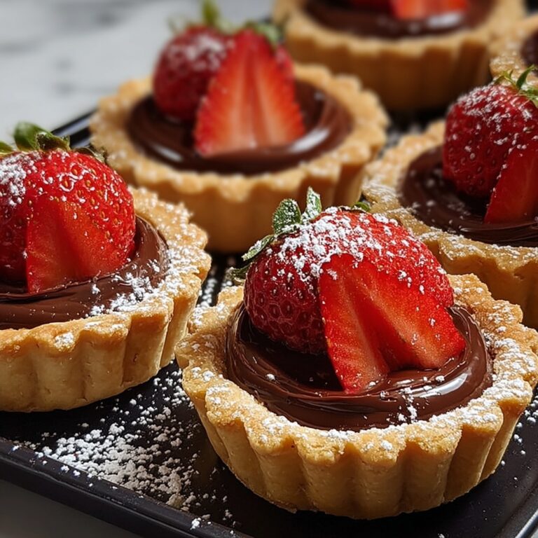 Chocolate Strawberry Tarts Recipe