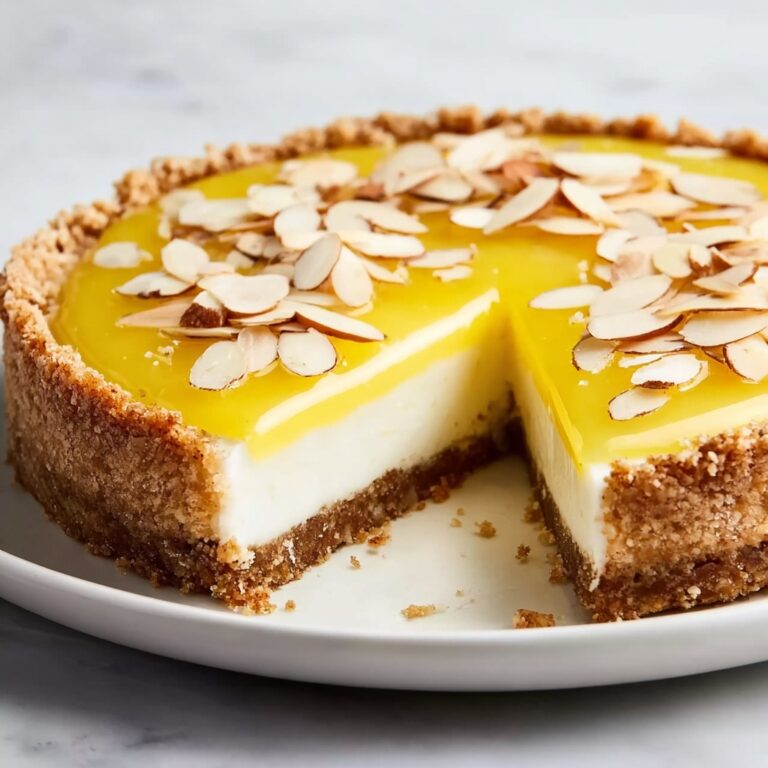 Fresh Lemon Mascarpone Tart with Almond Crust Recipe