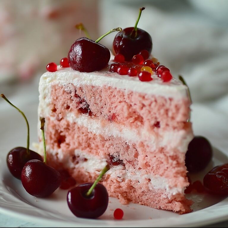 Cherry Cake with Cherry Cream Cheese Frosting Recipe