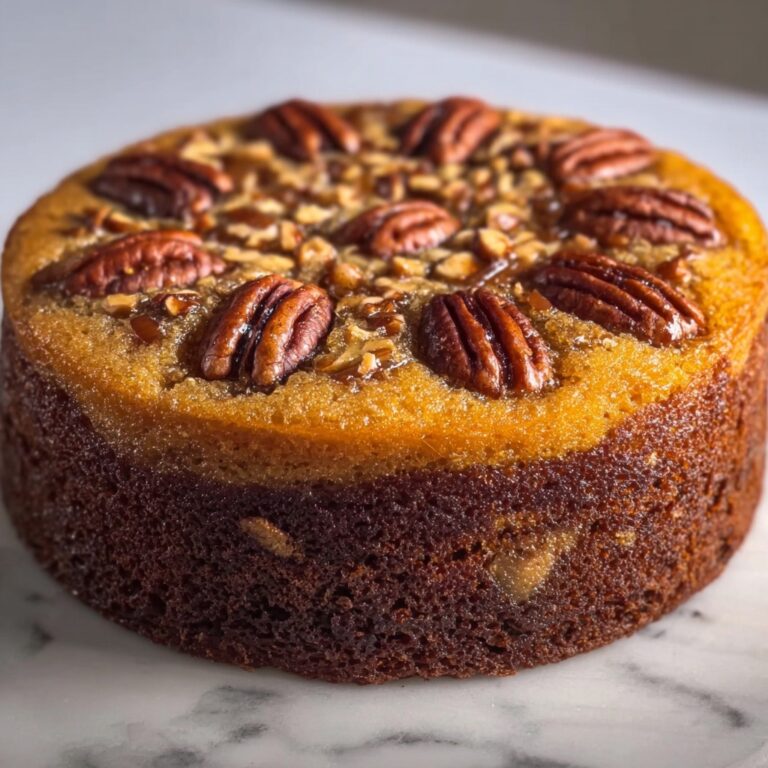 Upside-Down Georgia Pecan Cake Recipe