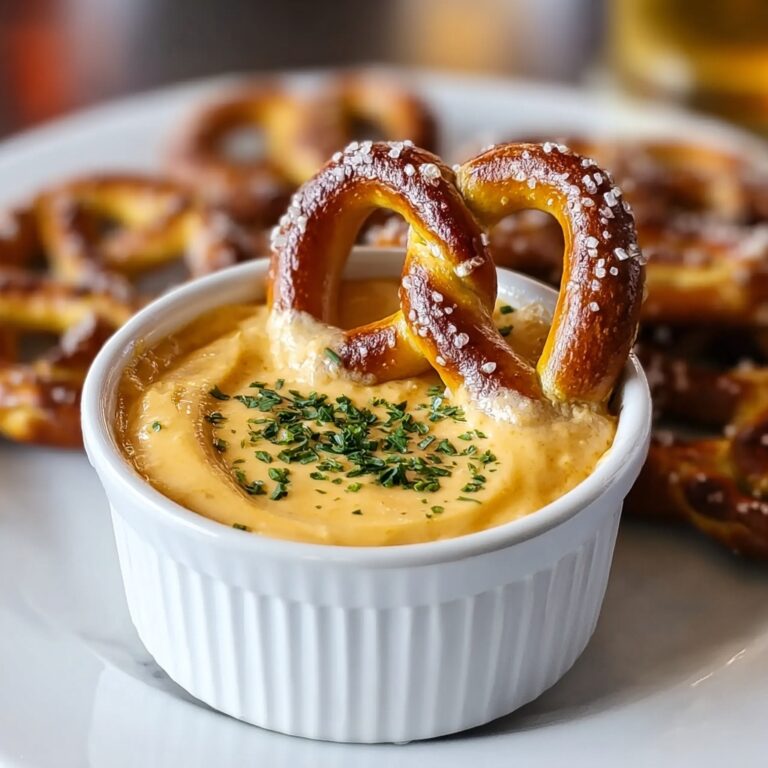 Beer Cheese Pretzels with Homemade Cheese Dip Recipe