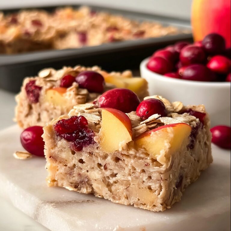 Apple Cranberry Baked Oatmeal Recipe