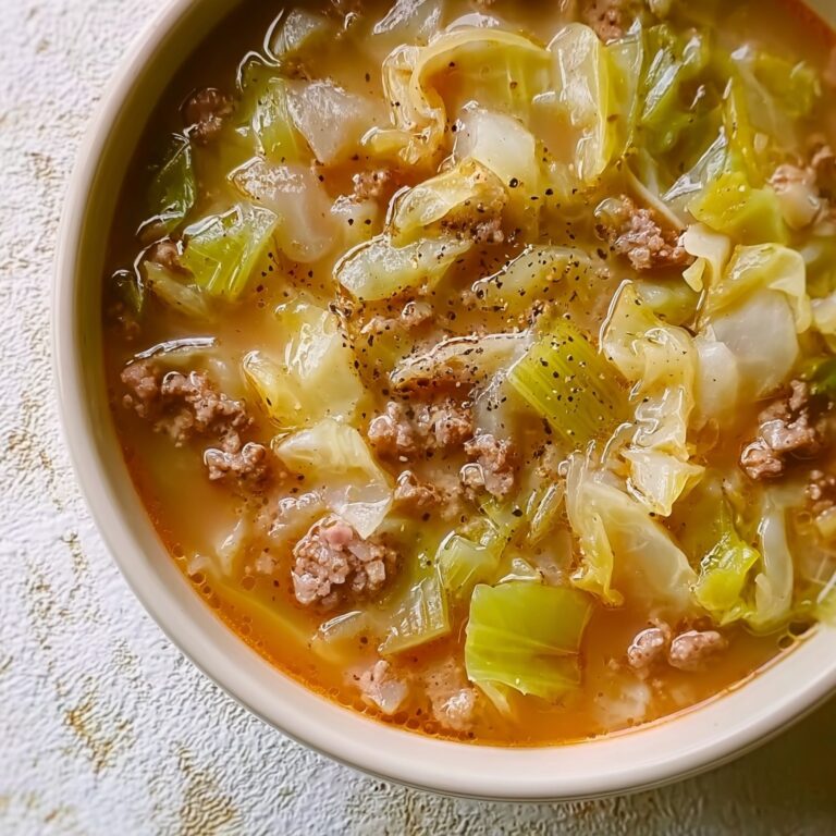 Cabbage Soup with Ground Beef Recipe