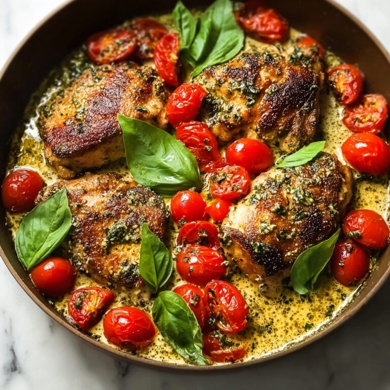 Creamy Pesto Chicken Recipe