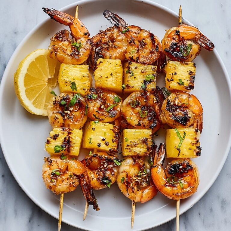 Grilled Shrimp Pineapple Skewers Recipe