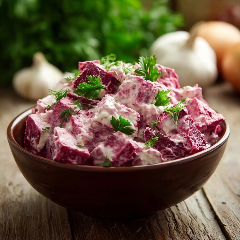 Creamy Beetroot Salad Recipe