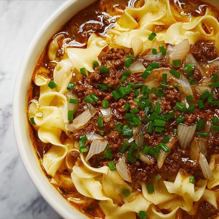 French Onion Beef and Noodles Recipe