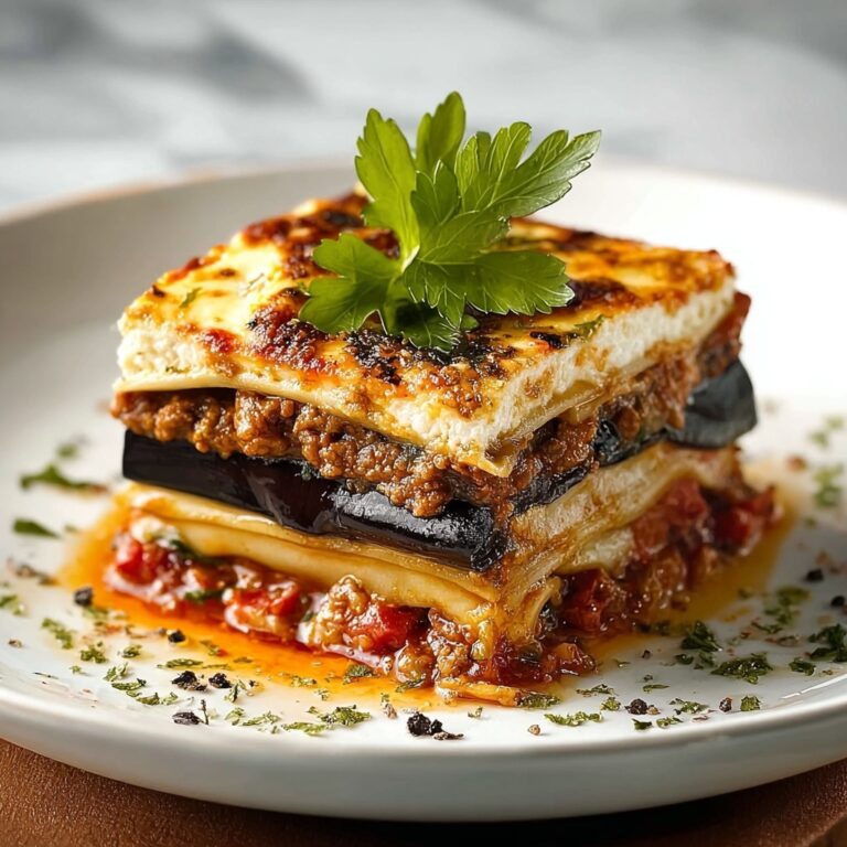 Classic Greek Eggplant Moussaka Recipe