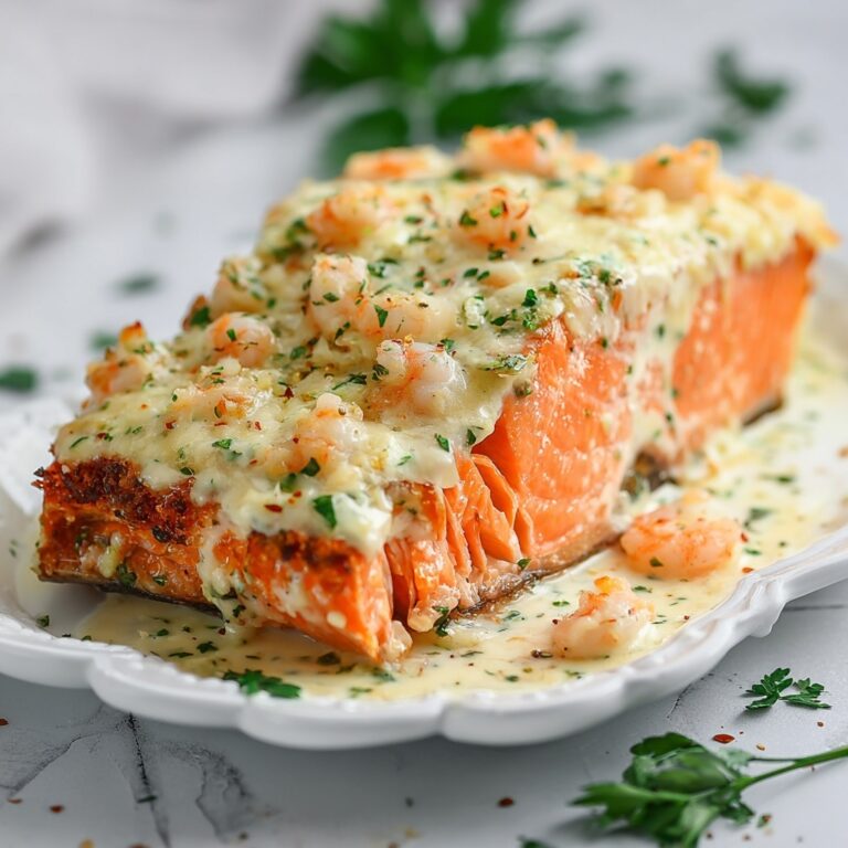 Crab & Shrimp Stuffed Salmon Recipe