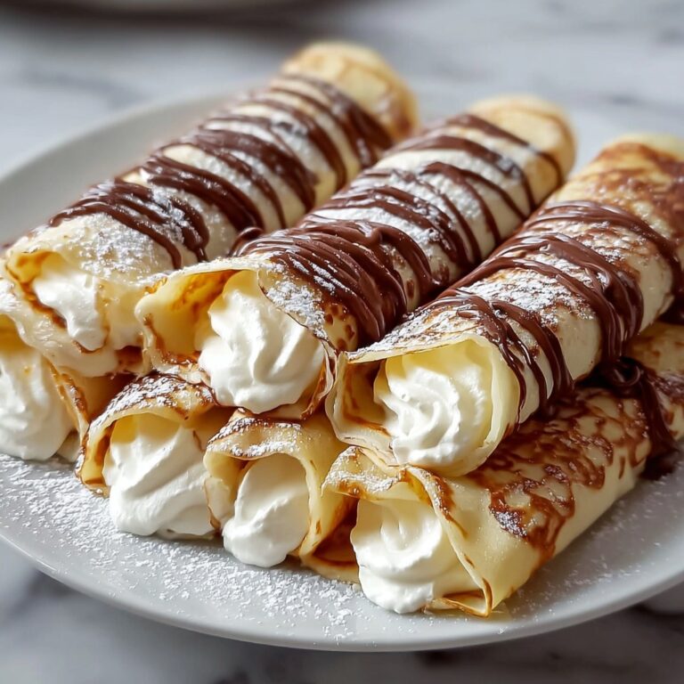 Nutella Cream-Filled Crepes Recipe