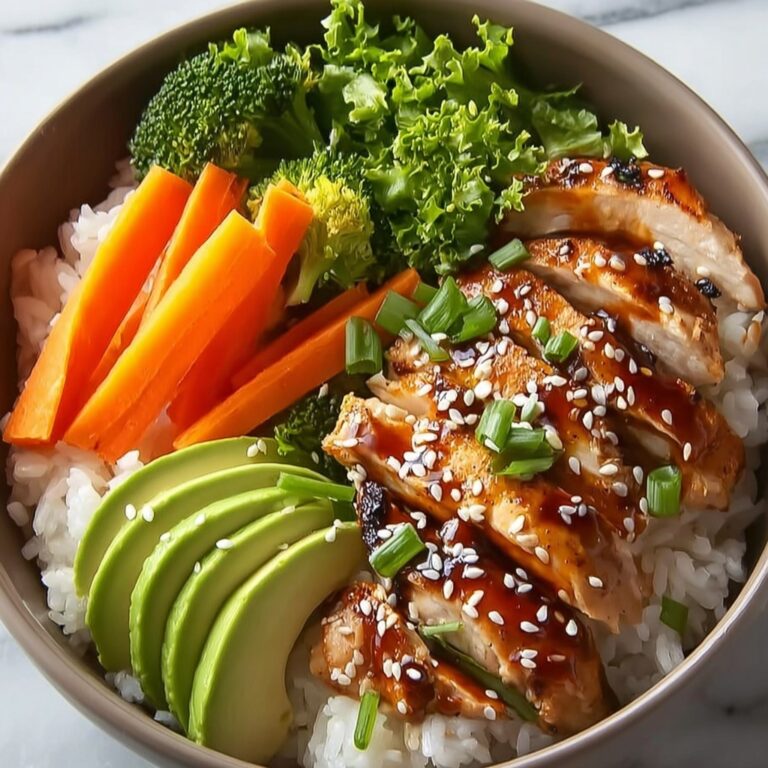 Sweet & Sticky Chicken Rice Bowls Recipe