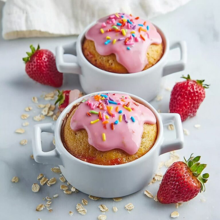 Strawberry Pop-Tart Protein Baked Oats Recipe