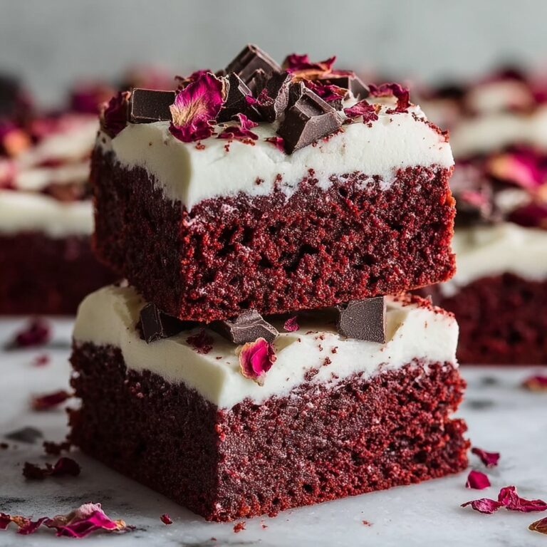 The Best Fudgy Red Velvet Brownies Recipe
