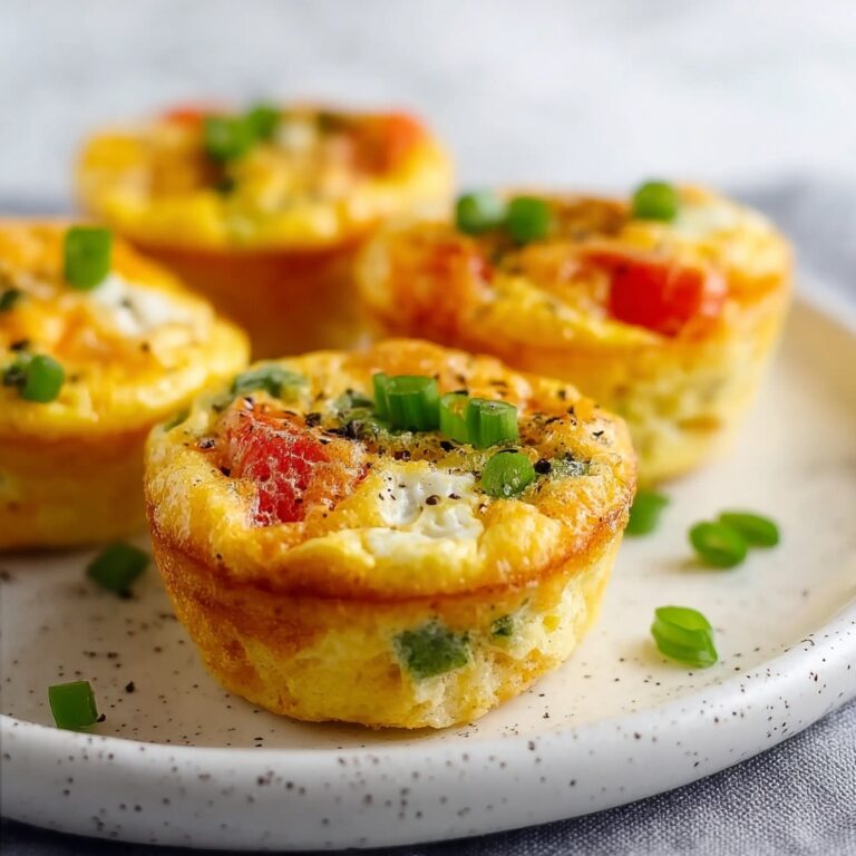 Egg White Muffins with Spinach, Bell Peppers, and Feta Recipe