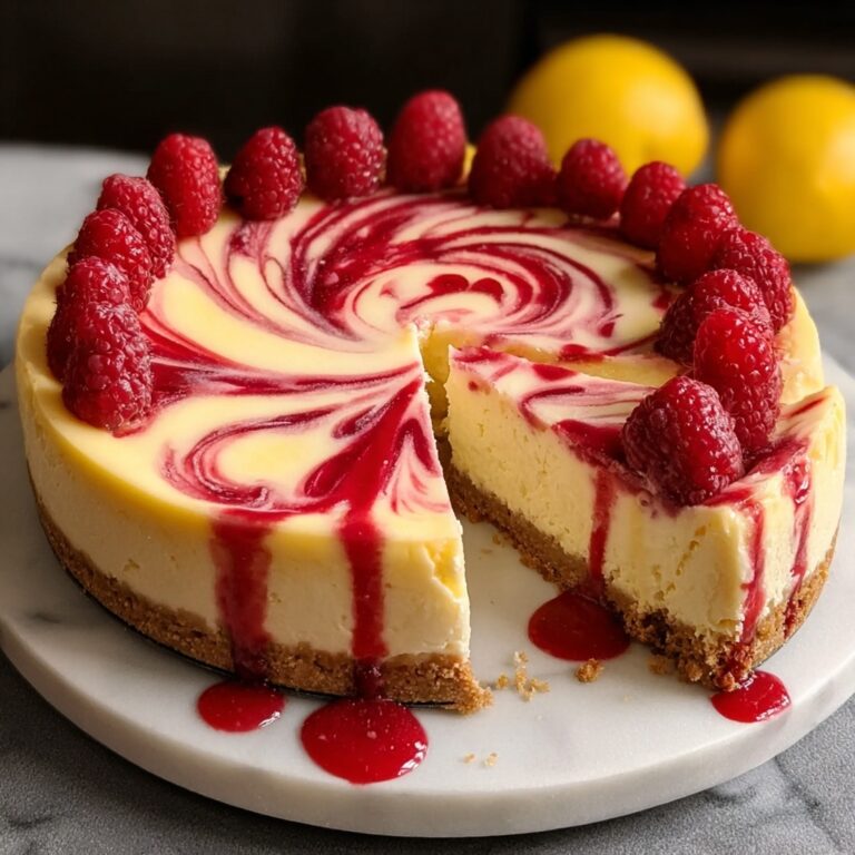 Lemon Raspberry Cheesecake Recipe