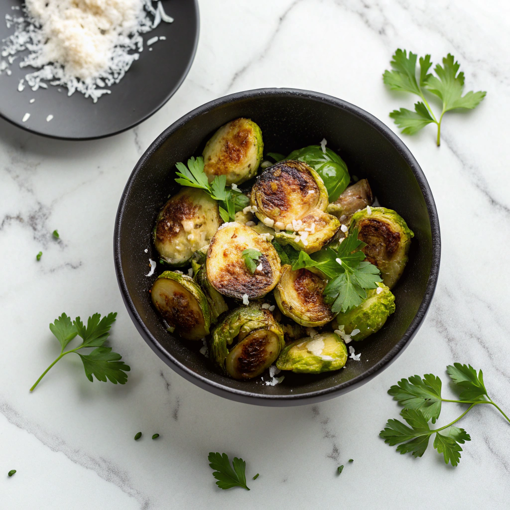 Parmesan Brussels Sprouts: The Ultimate Guide to Crispy Perfection Recipe - Recipe Image