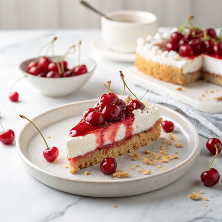 Cherry Delight Cheesecake Dessert Recipe