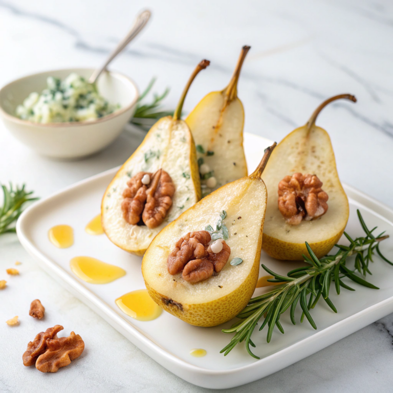 Blue Cheese Stuffed Pears Recipe