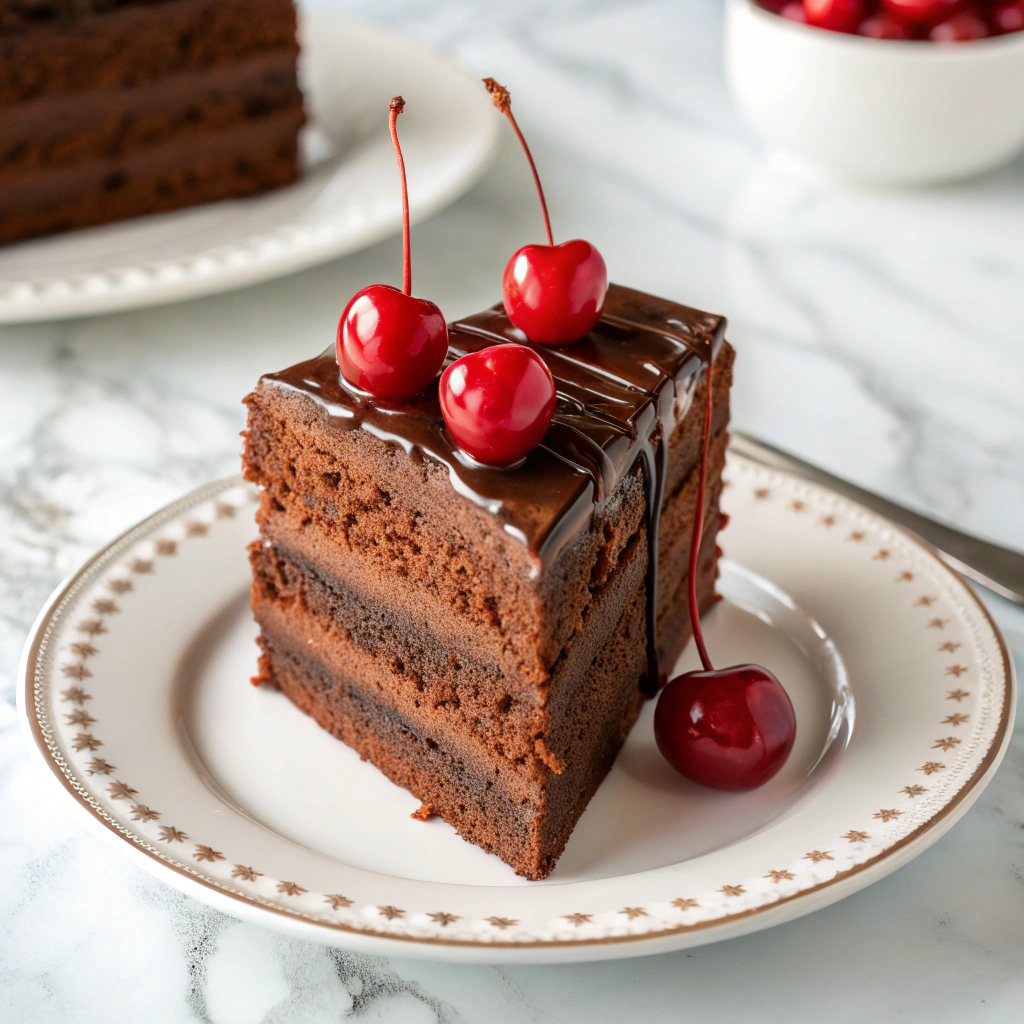 Chocolate Cherry Dr Pepper Cake Recipe - Recipe Image