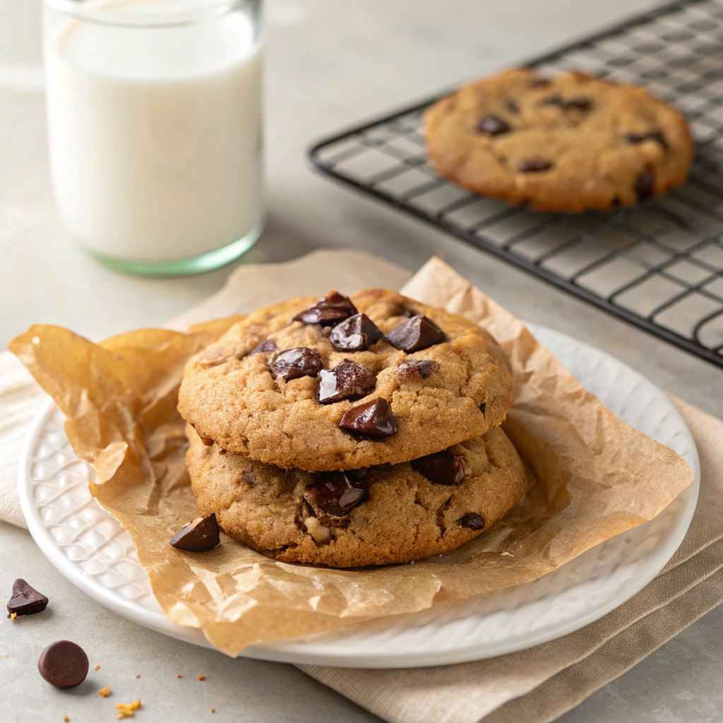 Espresso Toffee Chocolate Chip Cookies Recipe - Recipe Image
