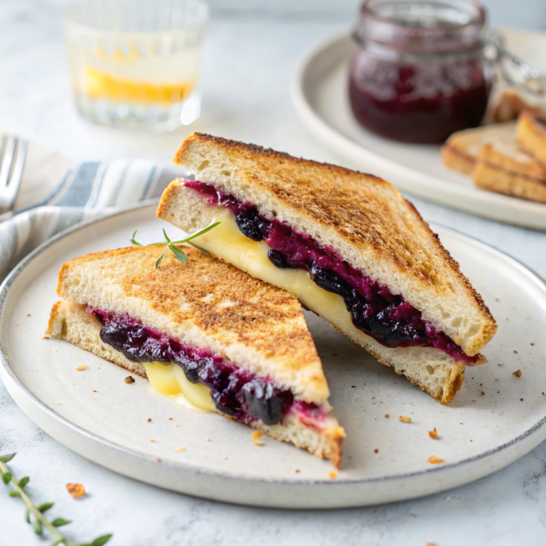 Balsamic Blackberry Bliss Grilled Cheese Recipe