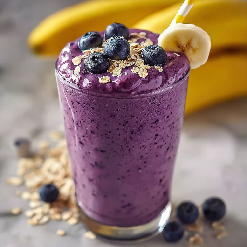 Banana Blueberry Smoothie Recipe - Recipe Image