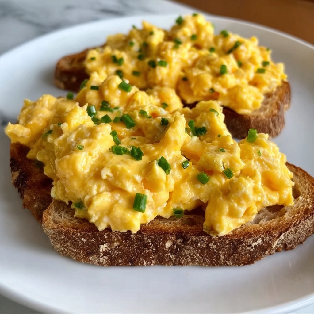 Creamy Scrambled Eggs Recipe - Recipe Image